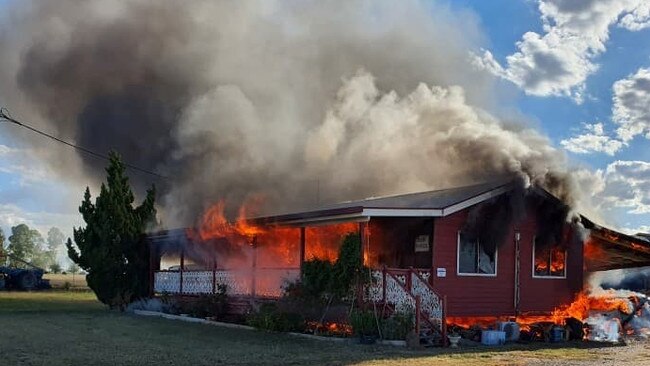 ‘It just ignited’: Man’s battle to save historic home from inferno