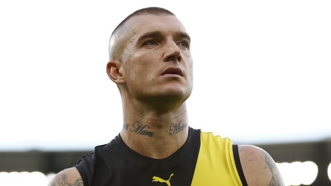 The Swans have not spoken about a potential play for Dustin Martin according to John Longmire Picture: Getty Images