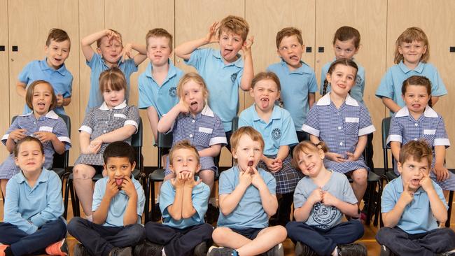 Oberon Primary School preps Prep J Back L-R, Urijah Reid, Joseph Fairhead, Dustin Ryan, Tom Sack, Arlo Boyd, Azahlia Johnson, Koa Vinson Middle L-R, BÅ½a Mara, Thea Lee, Matilda Hebbard, Lola Moore, Molly Nalder, Harriet Tozer Front L-R, Mackenzie Johnston, Keyan Ghimire, Charlie Roles, Damian Goldsmith, Evie-Willow Ford, Fred Paolini
