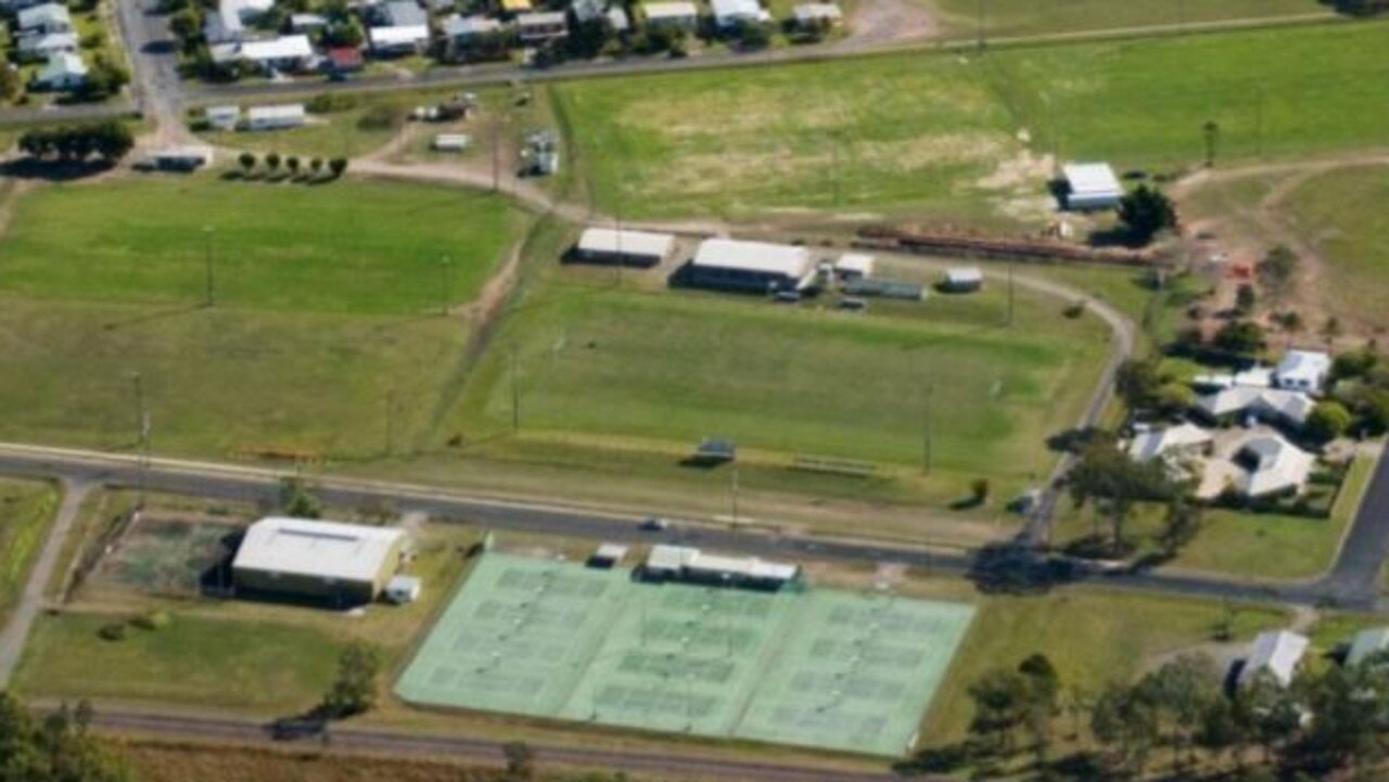 An aerial image of Brewers Park in Sarina.