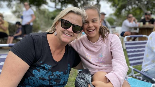 Ainsley with her daughter. Picture: Asa Andersen.