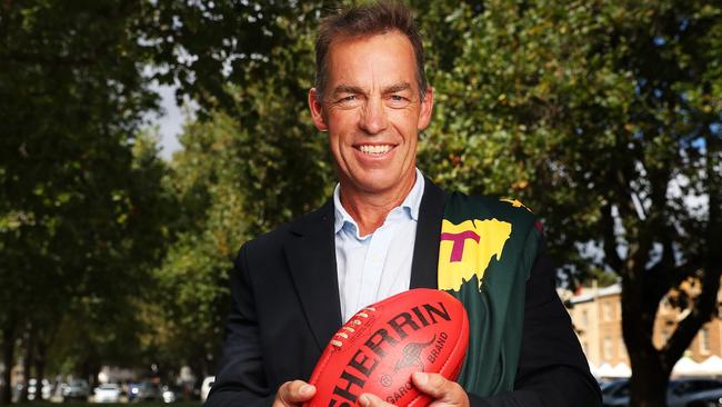 Alastair Clarkson is working with a taskforce to get a team in Tassie. Picture: Nikki Davis-Jones