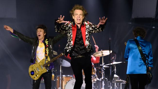 The Rolling Stones can’t get what they want – to stop Trump from playing their hits. Picture: Michele Eve Sandberg / AFP.