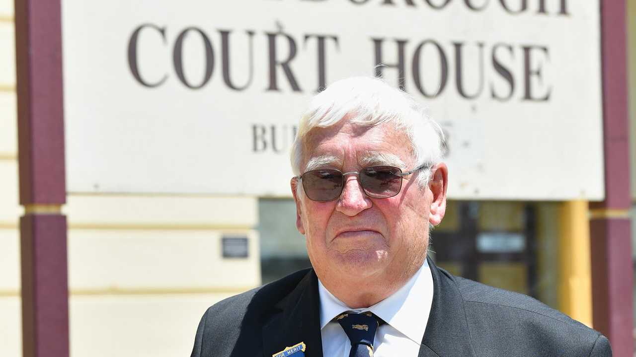 Gary Conyers outside Maryborough Court House after the court appearance of Craig Lenihan. Photo: Alistair Brightman. Picture: Alistair Brightman