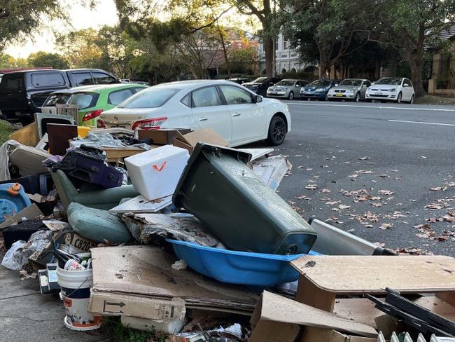 Dumped rubbish in Sydney’s Inner West which was removed after being reported through Snap Send Solve.