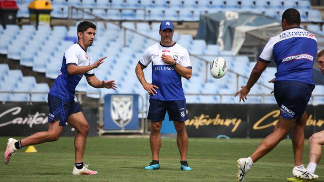 Canterbury coach Trent Barrett at Belmore. Picture: Bulldogs Digital