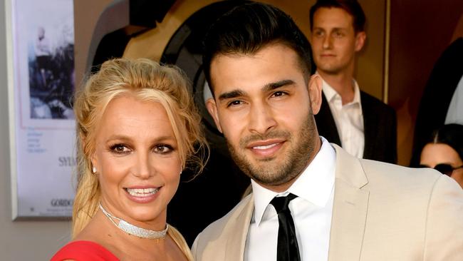 Britney Spears’ fiance Sam Asghari has opened up about the miscarriage the couple experienced in May. Picture: Kevin Winter/Getty Images.