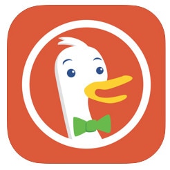 Duck Duck Go privacy app.