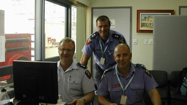 The logistics team Graham Smith was a part of following the aftermath of cyclone Yasi in Innisfail in February 2011.