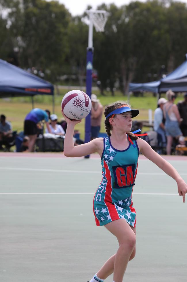 The Netball Qld Primary Schools Cup grand finals are being held at the Hinterland District Netball Association at Mudgeeraba. Picture: Mike Batterham.