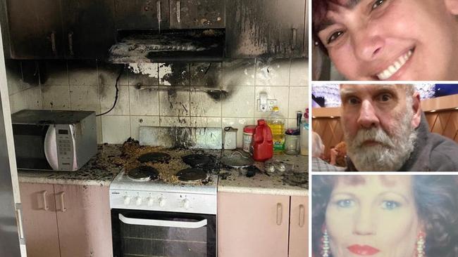 Kitchens are where most house fires start. and from top: Doreen Langham; Michael Luck and Laurel-Anne Chapman.