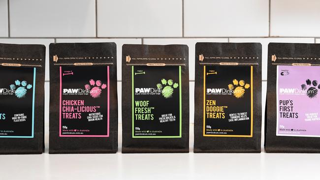 Paw Dinkum dogs treats are totally organic and homemade. Picture: Penny Stephens