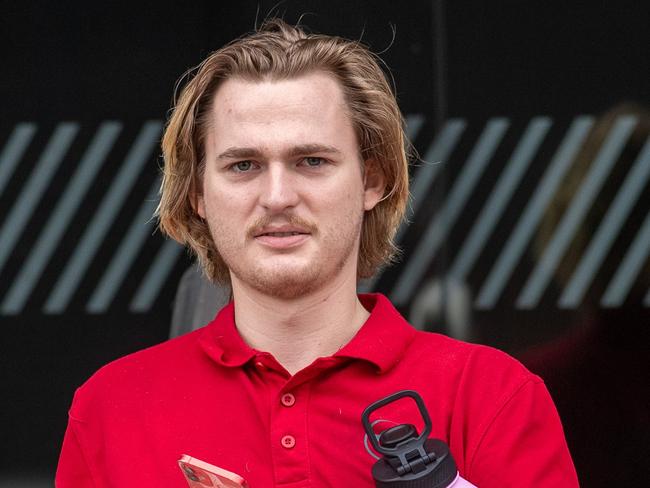 Jarrod Ziarh Kelly leaving Maroochydore Magistrates Court on December 16, 2024. Picture: Patrick Woods