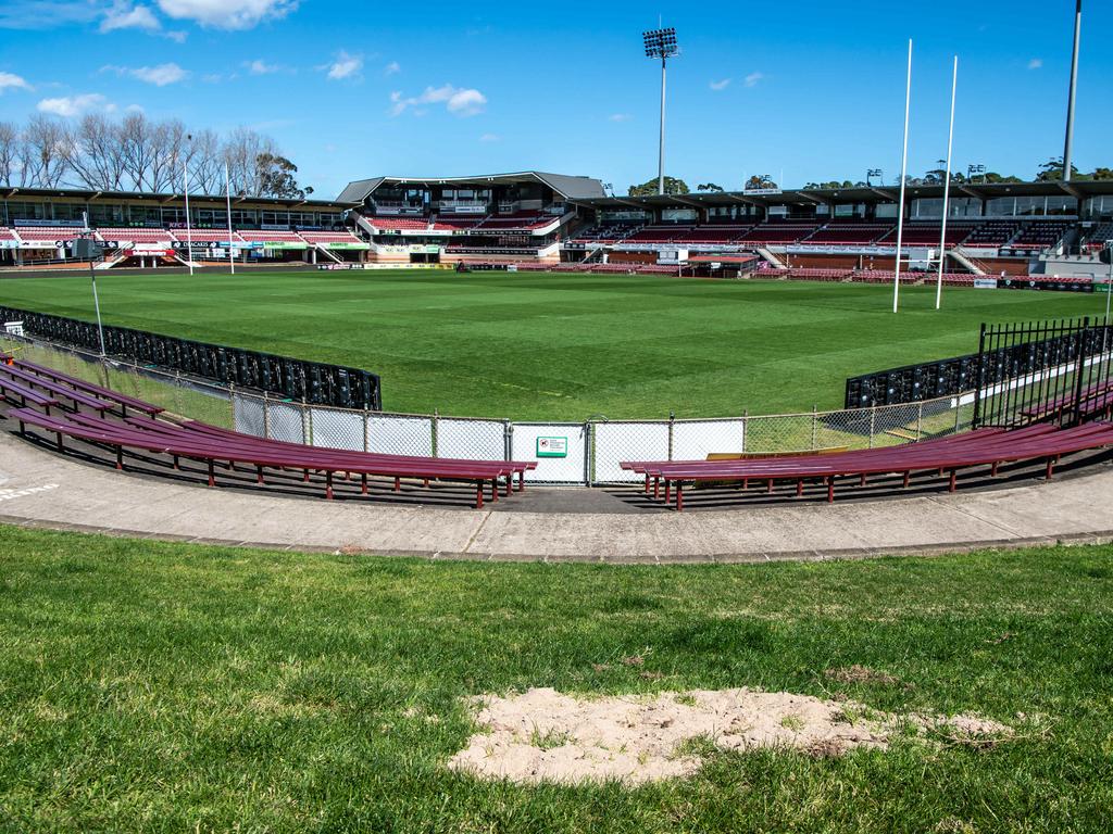 Asbestos was discovered on the hill at Brookvale back in 2019. Picture: Monique Harmer