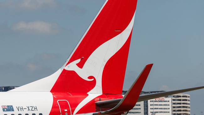 SYDNEY, AUSTRALIA - NewsWire Photos FEBRUARY 22, 2024: Generic photos of QANTAS planes at Sydney Airport today Picture: NCA NewsWire / David Swift