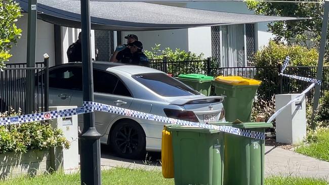 The crime scene at Cirrus Way East, Coomera. Picture: Charlton Hart