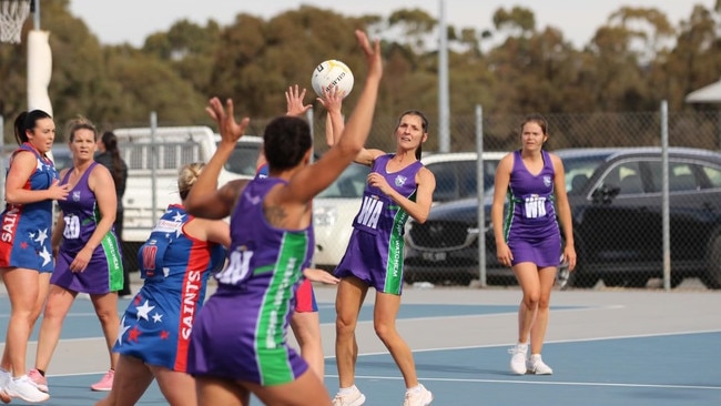 Netballer Demi Foott in action on the court. Picture: Supplied