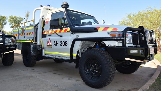 The V8 vehicles are expected to be huge addition to the volunteer firefighting community. Picture: Harry Brill