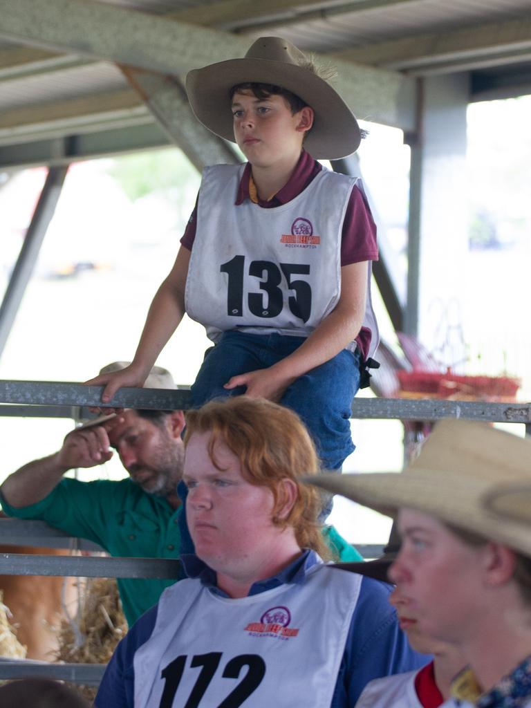 Beau Leddington-Hill watches over a group lesson.