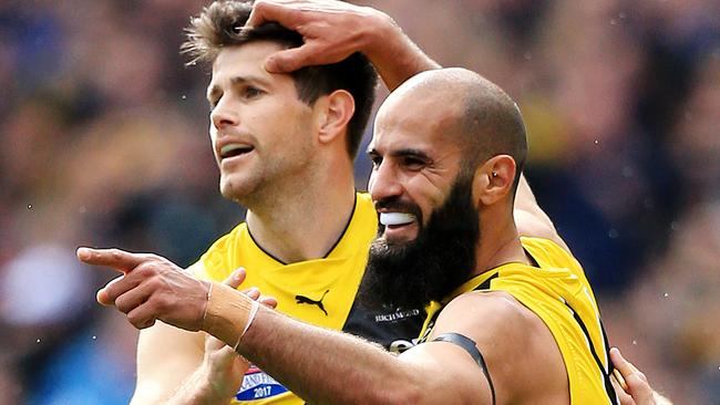 Bachar Houli (right) was superb. Picture: Mark Stewart