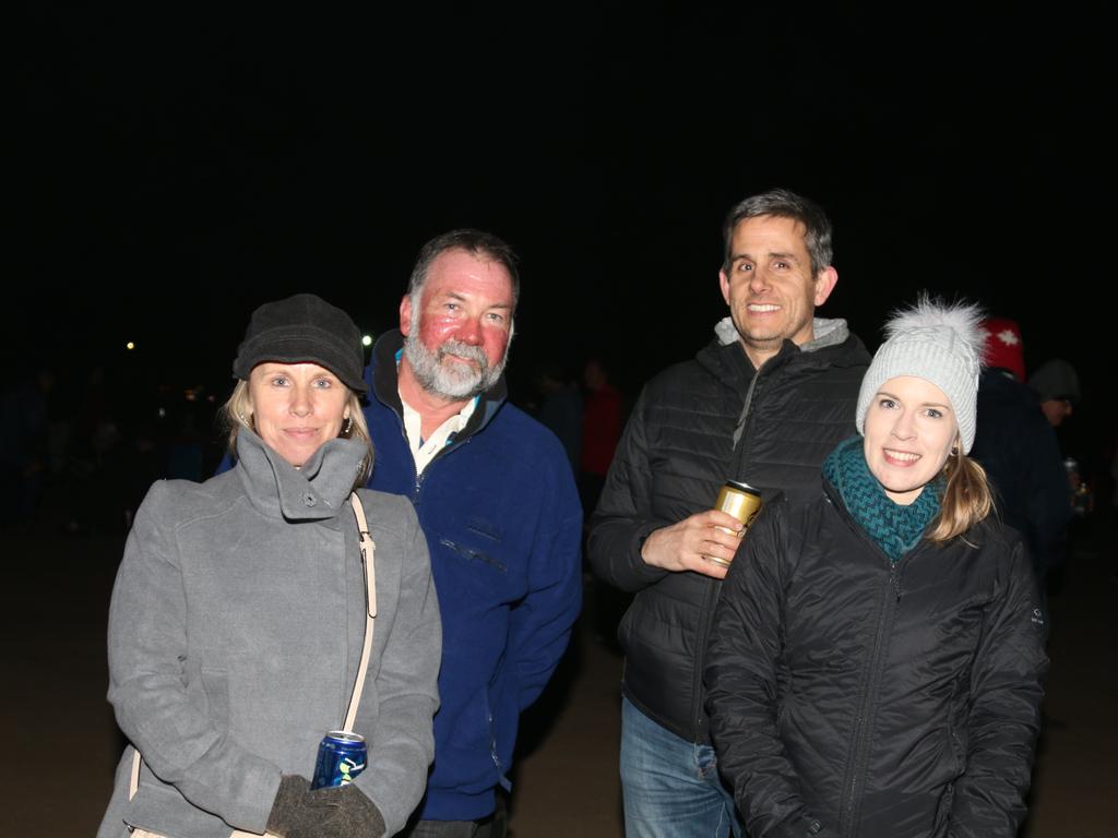 Andrea and Greg Beikoff with Mike Brosnan and Steph Chapman at the Killarney Bonfire Night