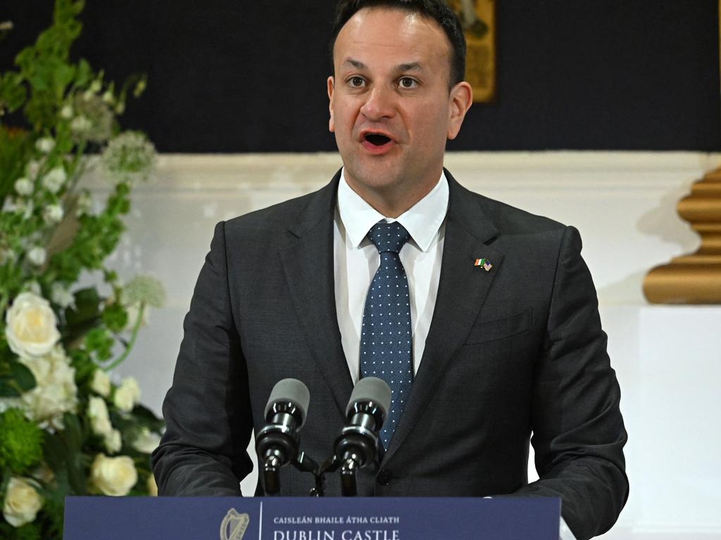 Ireland's Prime Minister Leo Varadkar announced on March 20, 2024 that he was stepping down as Ireland's prime minister and leader of the Fine Gael party in the governing coalition for personal and political reasons. Picture: Jim Watson / AFP.