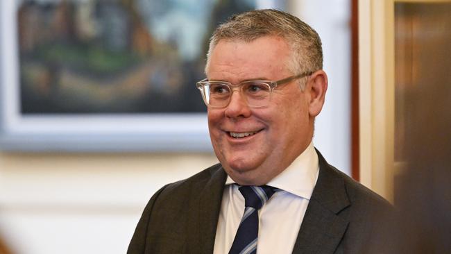 Senator Watt succeeded Tanya Plibersek as environment minister in a post-election cabinet reshuffle. Picture: NewsWire / Martin Ollman
