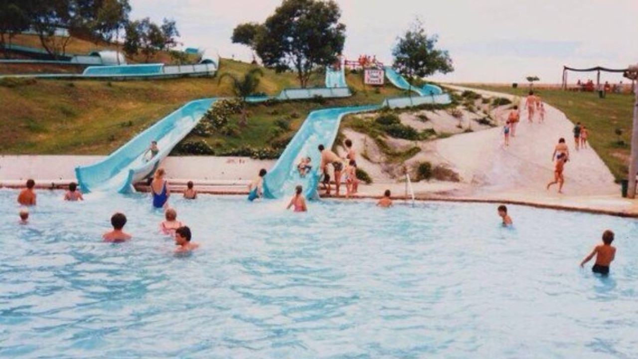 Wild Waters Family Water Fun Park in Loganholme was built in the 1980s at the site of what became the Logan Hyperdome. Picture: Facebook / Gotta Love Logan