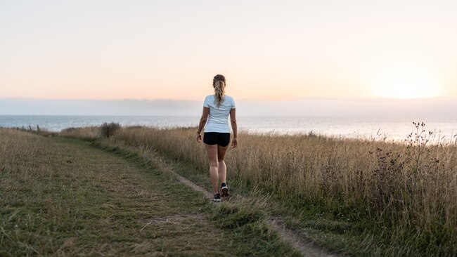 Walking is a great form of moderate exercise regardless of your health status. Image: Getty