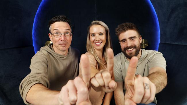 Stav Abby and Matt have topped the radio breakfast ratings, Brisbane 31st of May 2022. Picture: J&amp;A Photography