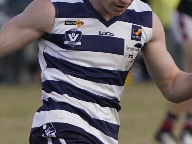 MPFNL Division 2 footy: Pearcedale v Devon Meadows.  Pearcedale player Luke Settineri.  Picture: Valeriu Campan