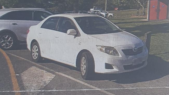 Council parking fine image of Carly Been’s car parked at Damian Leeding Memorial Park in Oxenford.