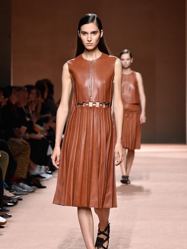 A model walks the runway during the Hermes spring/summer 2020 show as part of Paris Fashion Week on September 28, 2019 in Paris, France. Picture: Getty Images