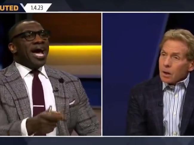 Shannon Sharpe hit back at Skip Bayless. Photo: Twitter