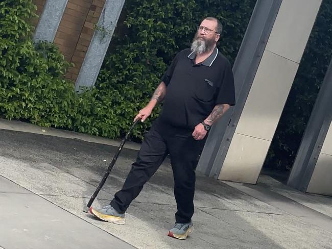 Steven William Carter leaving the Latrobe Valley Magistrates’ Court on Friday.