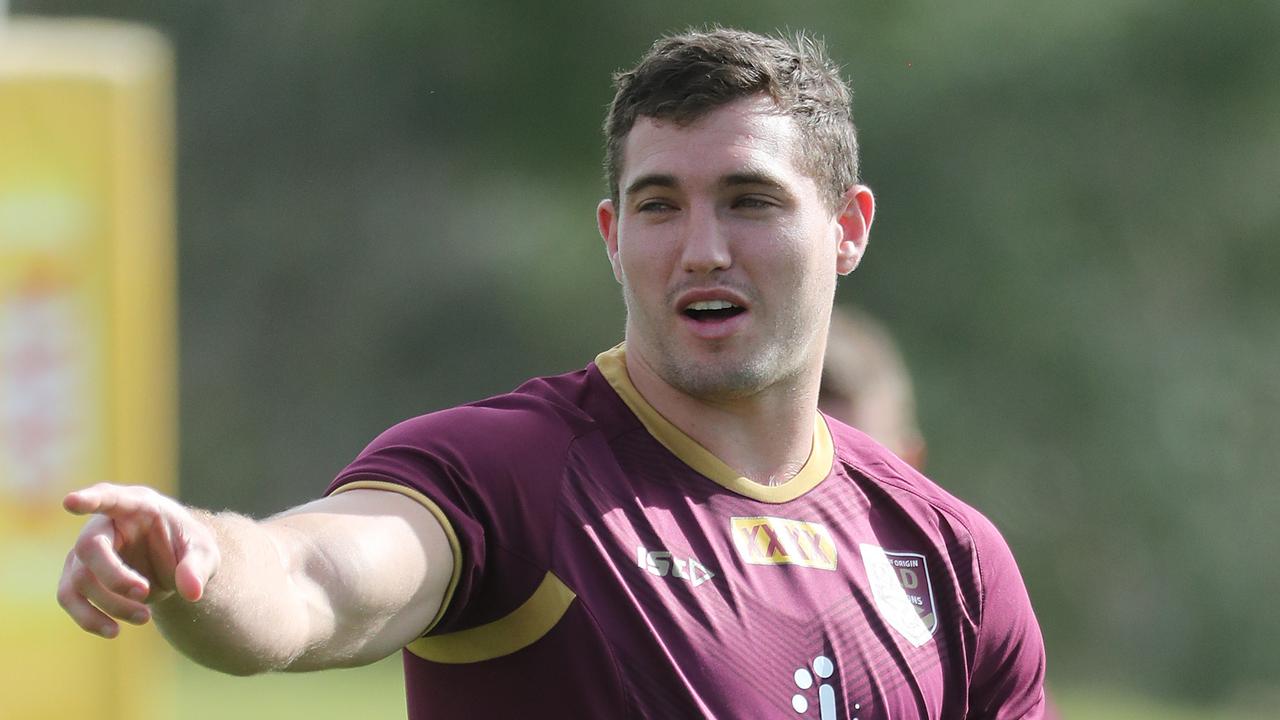 Corey Oates in camp with the Maroons.