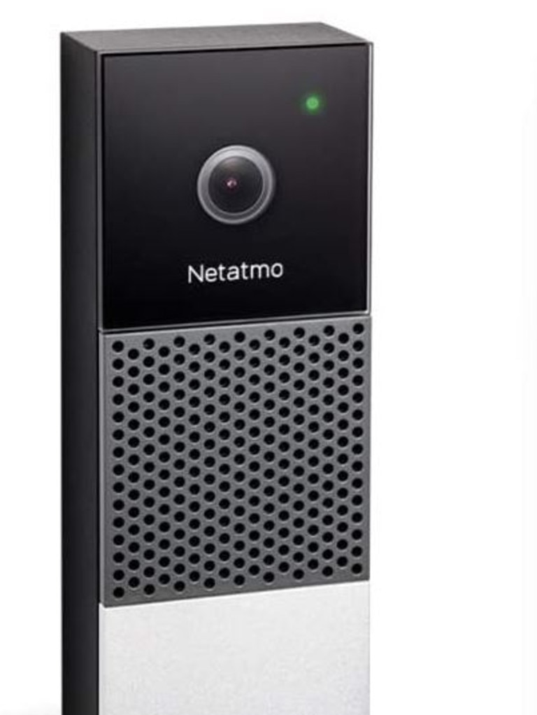 Netatmo smart video doorbell.