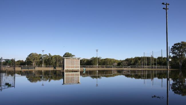 The Redcliffe Tigers ground is prone to flooding.