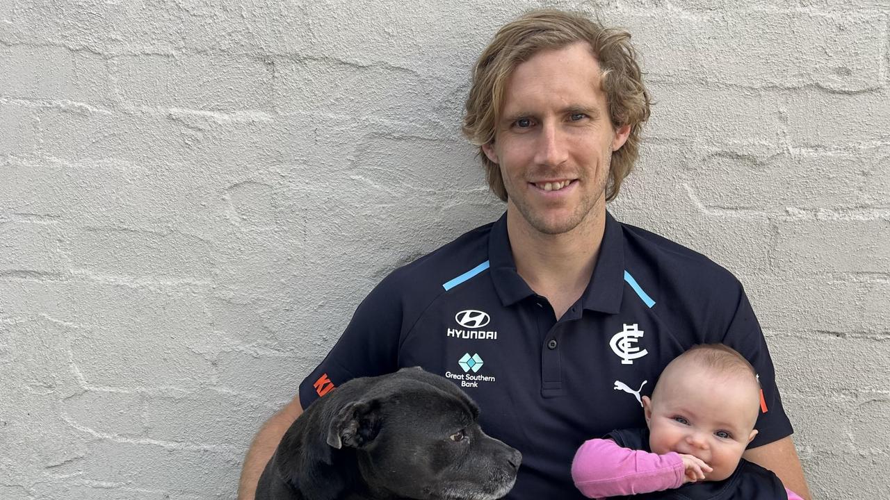 Carlton has unveiled new recruit Nick Haynes, signed from GWS Giants. Pictures: Carlton FC