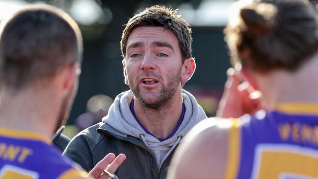 Vermont coach Adam Parker. Picture: George Salpigtidis