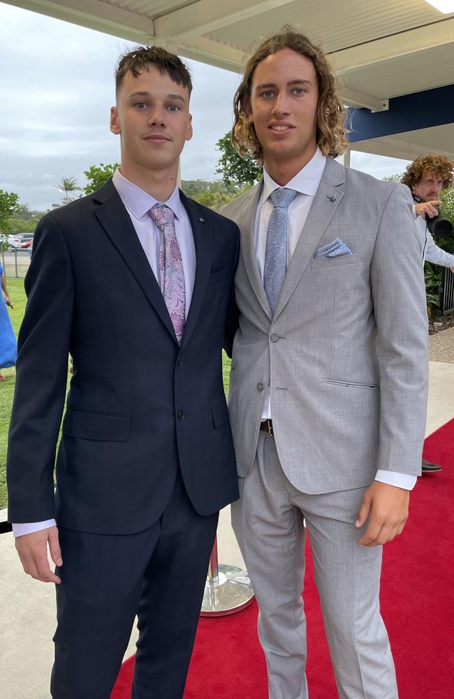 Nait and Matthew at the 2023 Mountain Creek State High formal.