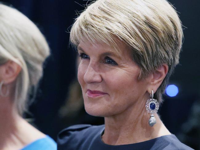 Julie Bishop will be the star attraction on election night. Picture: Gary Ramage