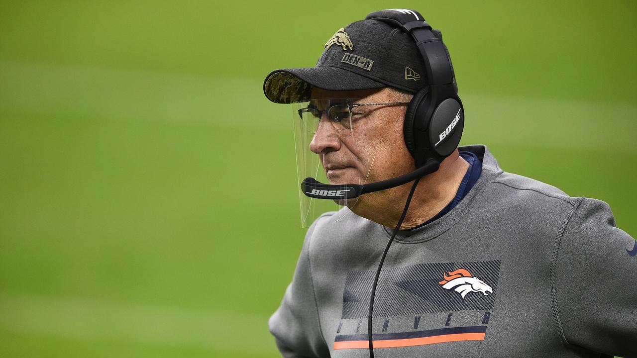 Head coach Vic Fangio was disappointed. (Photo by Chris Unger/Getty Images)