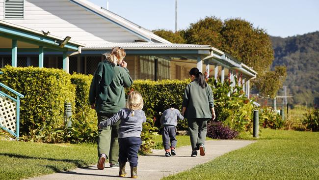 The women are taking part in a program where they can look after their children while serving out their sentences. Picture: Sam Ruttyn