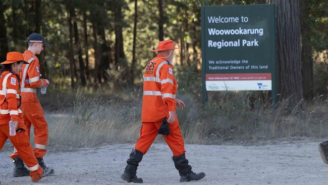 SES and CFA crews were stood down from the search on 9 February. Picture: Tony Gough