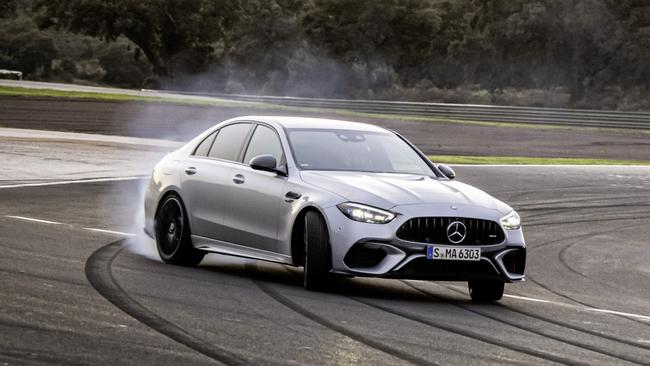 Photo of the 2023 Mercedes-Benz C63 E Performance (overseas model shown)