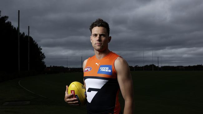 GWS Giants co-captain Josh Kelly is in blistering form despite the club’s struggles this season. Picture: Phil Hillyard