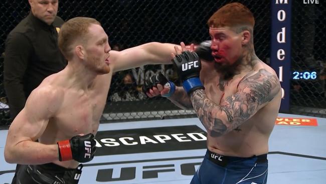 Aussie Jack Della Maddalena impressed on his UFC debut.