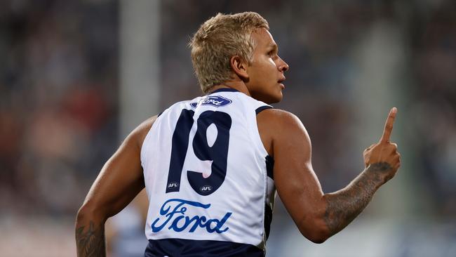 Quinton Narkle has earned an AFL lifeline at the Power. Picture: Michael Willson/AFL Photos via Getty Images