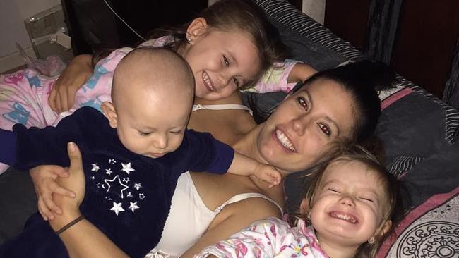 Slain mum Hannah Clarke with her children. The four were killed when Hannah’s estranged ex-husband doused the family car in petrol and set it on fire in February 2020.